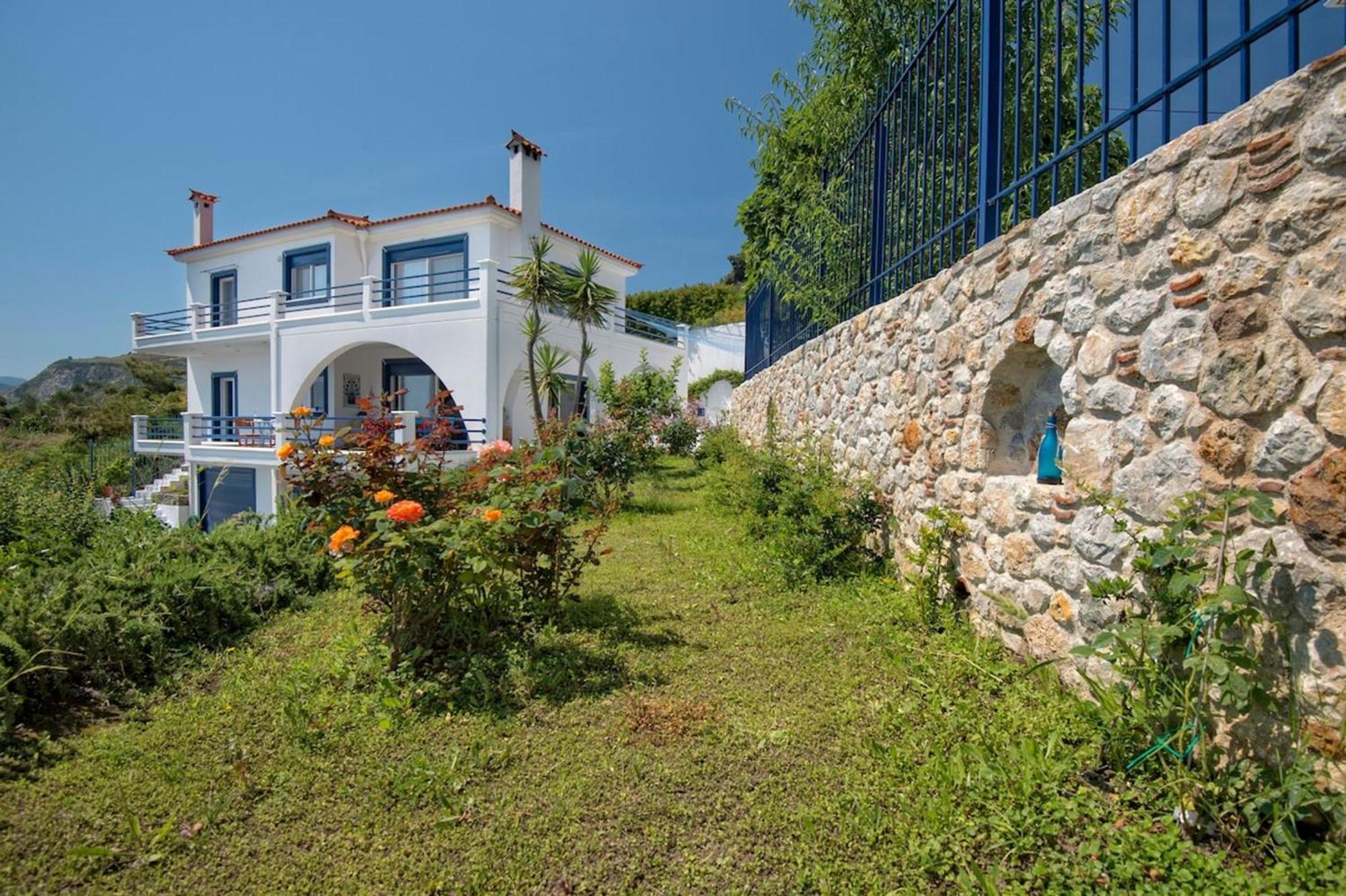 Blue Dream Seaside Villa With Superb Sea Views Κύμη Εξωτερικό φωτογραφία
