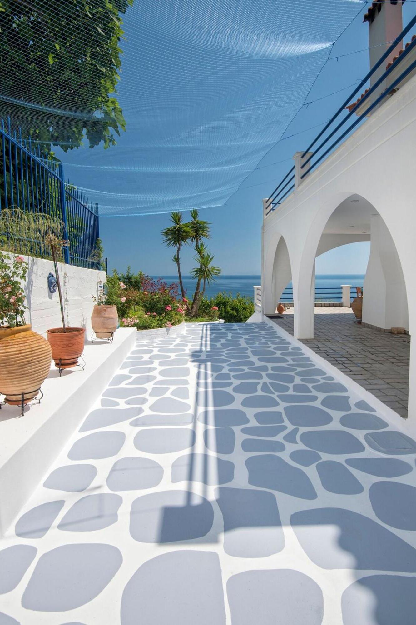 Blue Dream Seaside Villa With Superb Sea Views Κύμη Εξωτερικό φωτογραφία