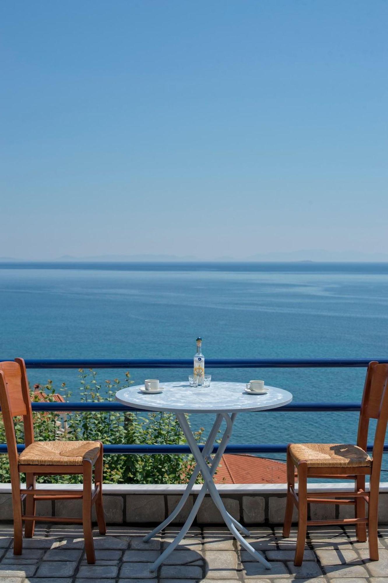Blue Dream Seaside Villa With Superb Sea Views Κύμη Εξωτερικό φωτογραφία